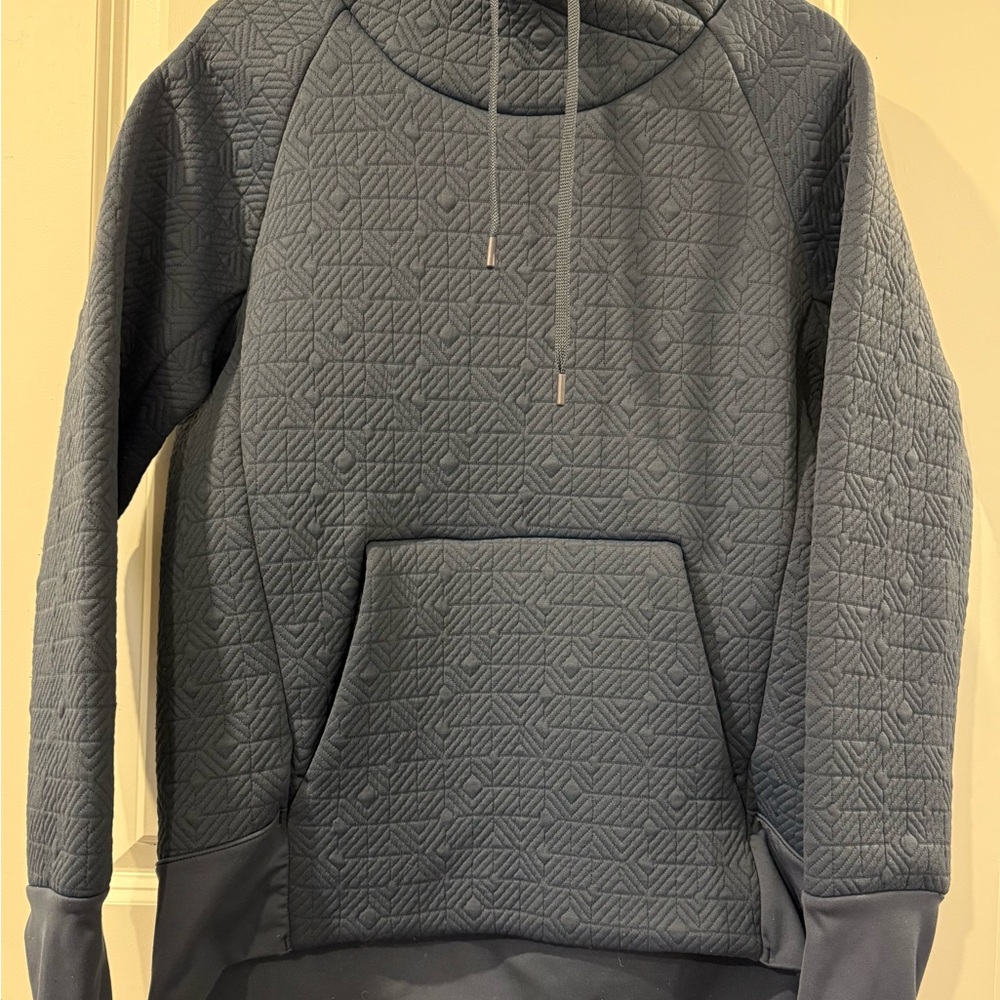 Athleta Women's Quilted Blue Hoodie XS - Picture 3 of 6